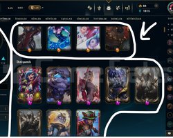 546 LEVEL / 427 SKİN / FUL HERO +MAİL +14K SATIŞ