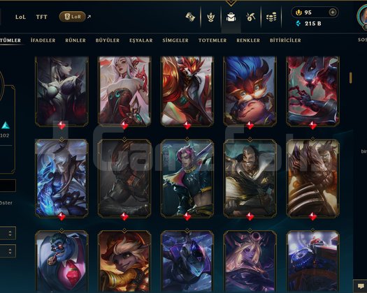 560 LEVEL / 265 SKİN / FUL HERO +MAİL +14K SATIŞ