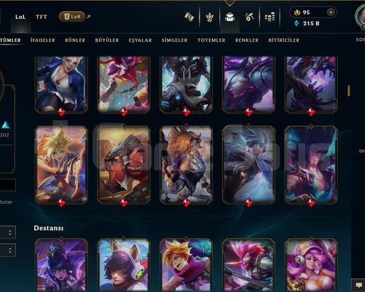 560 LEVEL / 265 SKİN / FUL HERO +MAİL +14K SATIŞ
