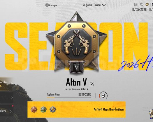 TEK BAĞ !! ALTIN V +  2X ID KARTI ++