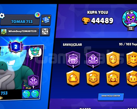 95 KARAKTER VE 44K EFSANE BS HESABI!