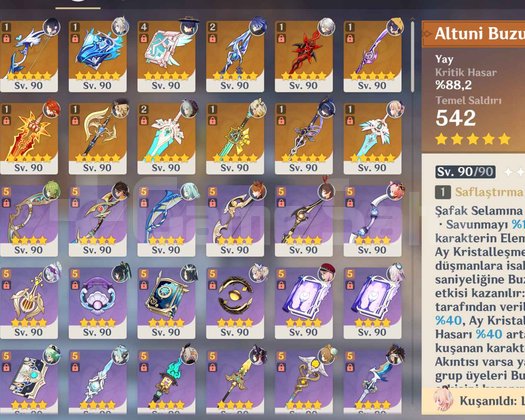 Ar60 EU 85x5 Map Full End Game Skinli Hesap Rate
