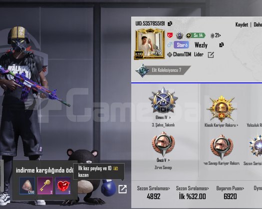 Pubg maskaralı fatihli hesap