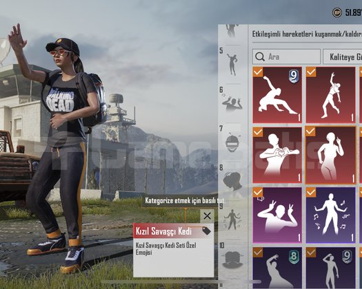 BAPE + KUZGUN + 5 ÖZEL EMOTE