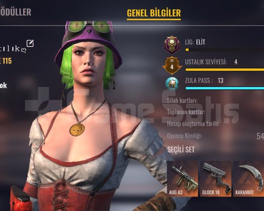 115 SEVİYE ZULA MOBİLE HESABI !!!
