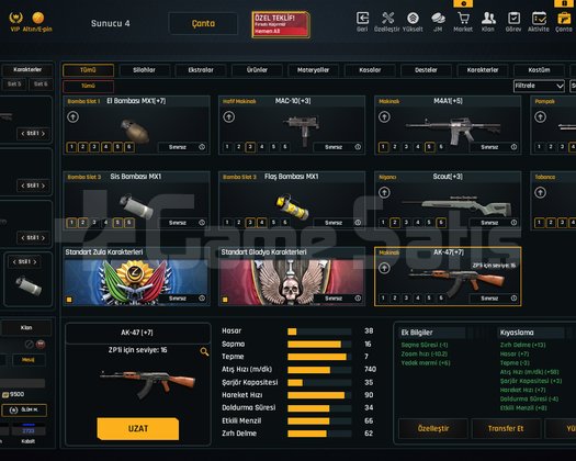 82 Level Hesap | +7 Sınırsız AK-47, L115A3, P90,M3