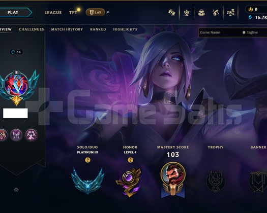 EUW/ PLAT 3 +30 - 10 FRESH HESAP !