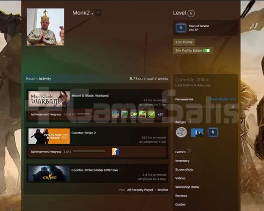 9 YILLIK STEAM CS2 PRIME AKTIF HESAP