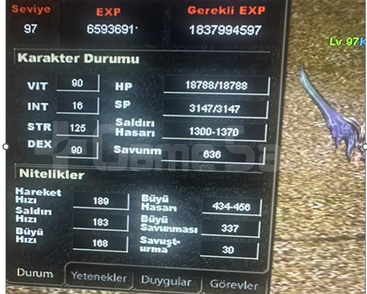 97 LEVEL SAVASCI ZİHİNSEL SATILIKTIR