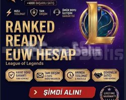 EUW + RANED READY + MAİL DEĞİŞEN + HANDMADE HESAP