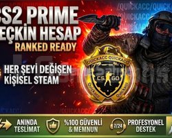 QUICKACC CS2 PRIME | FULL ERİŞİM | RANK HAZIR