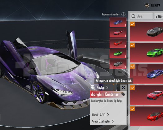 LAMBO KOLEKSİYONCUSU 81.6 KOLEKSİYON KELEPİR HESAP