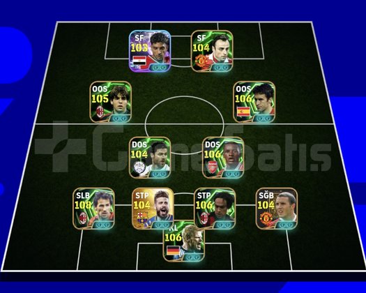 KG 3245 4 BOMBACI+RAUL+KAKA+VİERA+1350 COİN VAR