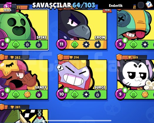 19 k kupa 64 karekter