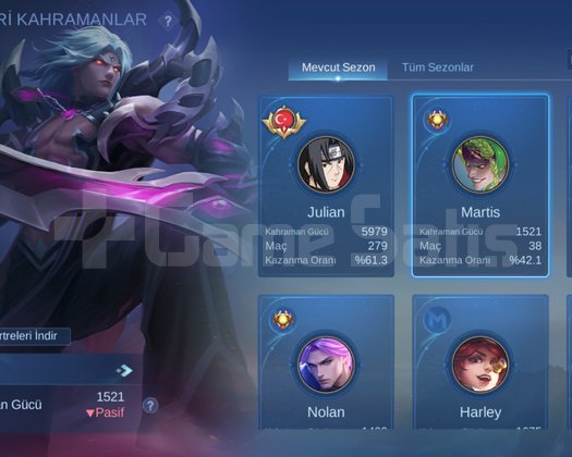 Mega olmasına 2 kostüm kaldı tr hesap Julian main