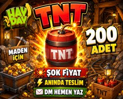 200 Adet TNT Hemen Teslim