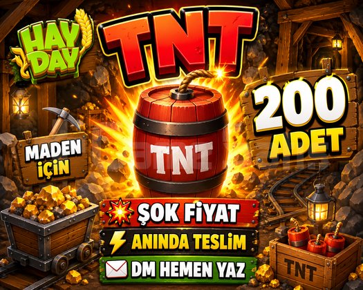 200 Adet TNT Hemen Teslim