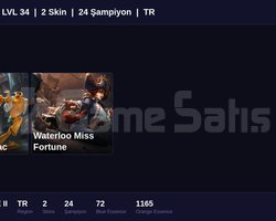 TR / 34 LVL + 2 SKİN + BRONZE II !!