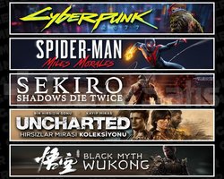 Cyberpunk +Miles +Sekiro +UNCH +Wukong