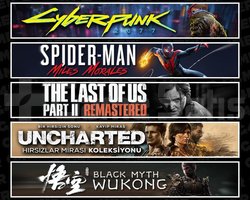Cyberpunk +Miles +TLOU2 +UNCH +Wukong