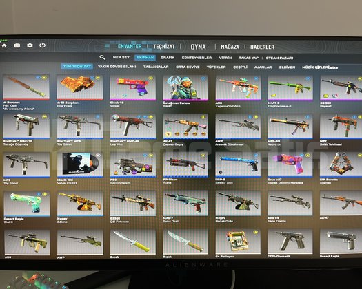 Cs2 hesabım satılıktır 17 madalyalı 4.5k saat