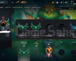 EUW ZÜMRÜT 4SOLOQHANDMADE HESAP 60K MAVİ ÖZ +30 LP