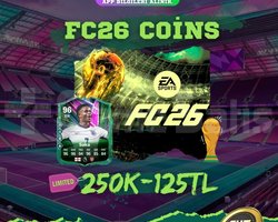 FC26 FUT Coins - 250K/125TL PC-PS-XBOX