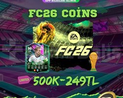 FC26 FUT Coins - 500K/249TL PC-PS-XBOX
