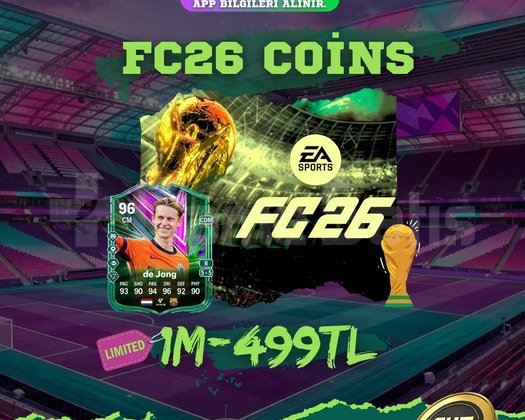 FC26 FUT Coins - 1MİLYON/499TL PC-PS-XBOX