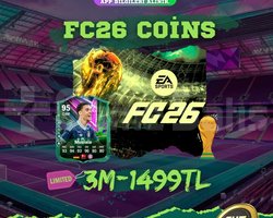 FC26 FUT Coins - 3 MİLYON/1499TL PC-PS-XBOX
