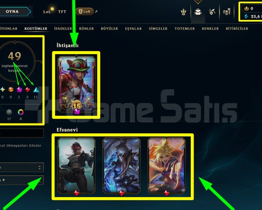 TR + 113 LEVEL + 49 KOSTÜM +139 HERO+GÜMÜŞ 2+MAİL!