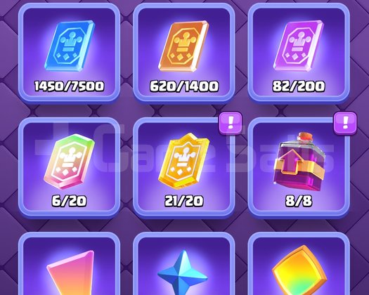 34 evrim 8 kahramanlı Clash royale hesabı