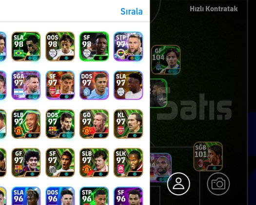 108 Neymar 105 platini kaçmaz rezerv dolu
