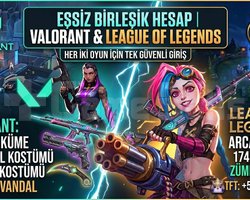 DOPDOLU LOL VE VALORANT TEK HESAP