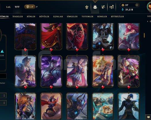 376 LEVEL / 317 SKİN / FUL HERO +MAİL +TELEFON