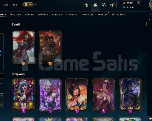 Nadir hesap | 348 Köstüm | 10K RP | 1.8 Milyn LULU