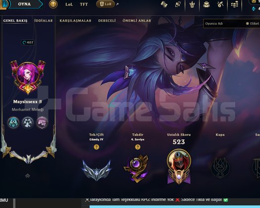 lol +200 kostüm fres hesap
