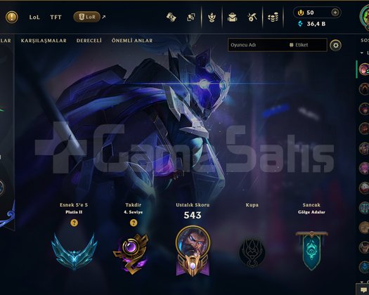 EUW 330 LEVEL MAİLLİ HANDMADE 88 SKİNLİ DOLU!!!
