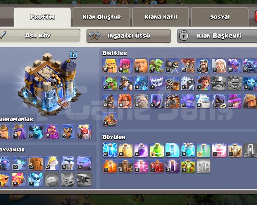 CLASH OF CLANS 6 yıllık emektar satılık