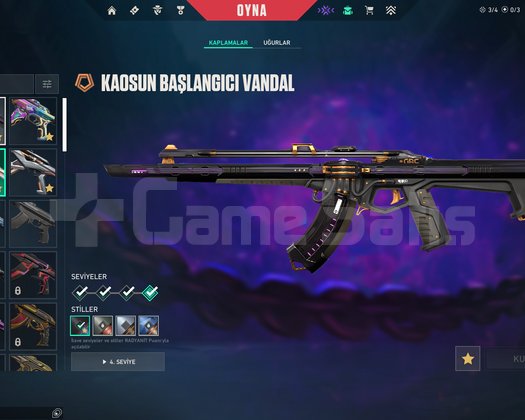 KAOS VANDAL VE OYUNUN EN İYİ PHANTOM SKİNLERİ OLAN