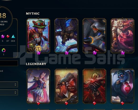 TR 388 kostum UNRANKED HESAP