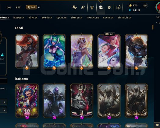 EUW | 373 SKİN | UNRANKED