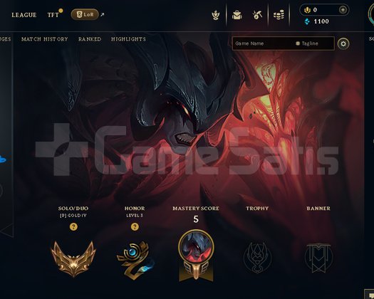 Euw Gold4 Yerleştirmede Fresh Hesap