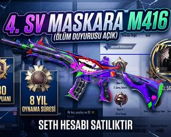 ESKİ E SPORCU HESABIDIR MASKARA M416 4 SV