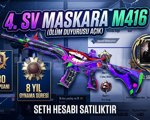 ESKİ E SPORCU HESABIDIR MASKARA M416 4 SV