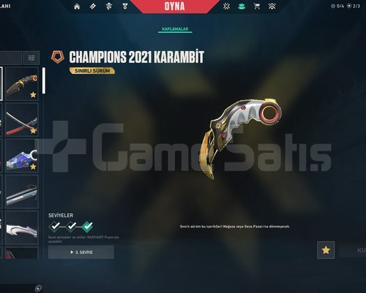 Champions 2021 seti ve Arcane sherif mevcut.