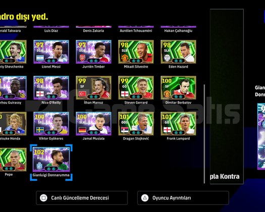 efootball playstation hesabı