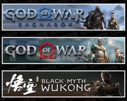 Ragnarök +God Of War +Black Myth Wukong