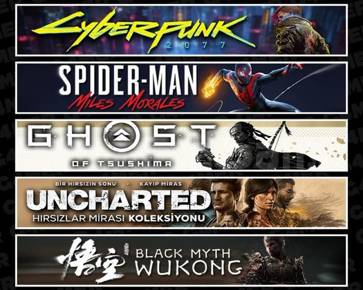 Cyberpunk +Miles +Tsushima +UNCH +Wukong