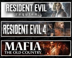 Resident Evil 4 +Requiem +Mafia